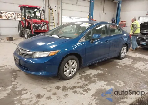 2012 Honda Civic Lx from USA, damaged, VIN 2HGFB2F58CH543181
